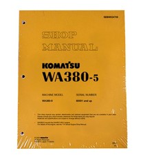 Komatsu WA380-5 Manuale riparazione officina assistenza pala gommata - Parte # SEBD024708