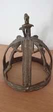 ARTE AFRICANA CORONA BRONZO