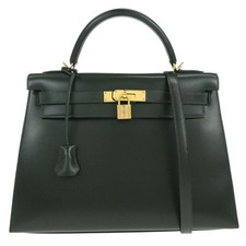 Hermes vert fonce box calf - hermes,