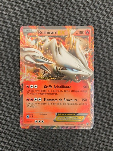 Carte pokémon reshiram - carte,