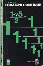 Frazioni Continue Libro Olds Prima Edizione Zanichelli 1968 Matematica Moderna