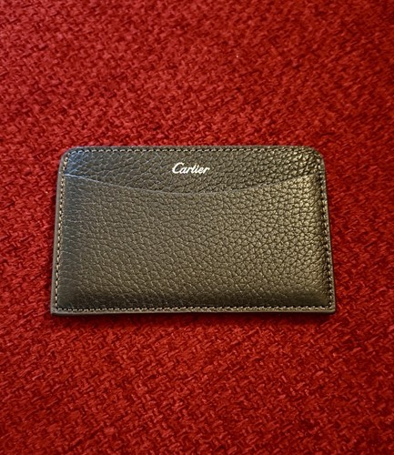Cartier black leather - cartier,