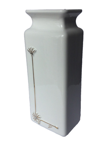 Vaso ceramica bianca - vaso, con