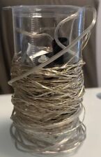 Serie luci 300 Micro led Bianco Caldo per albero di Natale filo rame