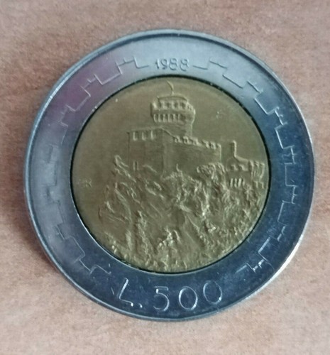 San marino 500 lire 1988 - 500,