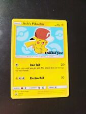 Ash's Pikachu SM113 Promo rara Ultra full art mint Eng Pokémon Psa Graad Ex GX V