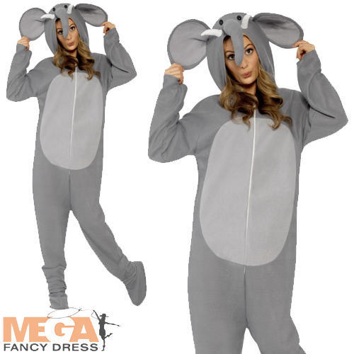 Costume elefante grigio adulto