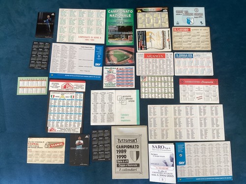 Calendarietti calcio dal - calcio,