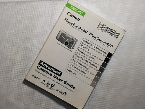 Canon powershot a460 a450 - a460,