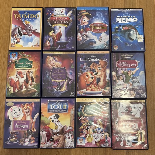 Lotto dvd cartoni animati - dvd,
