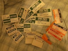 Nikko Bison F10/Dandy Dash Etichette Ricambi (Vedi Foto, Descrizione)