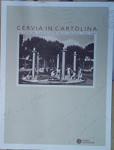 Cervia cartolina da città - cervia, cartolina.