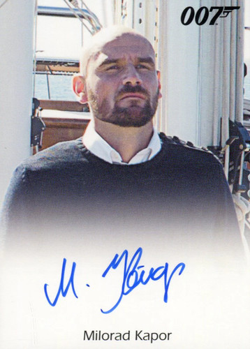 Carta autografo james bond - autografo,