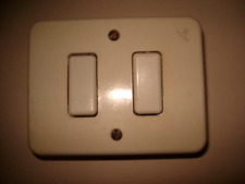 BTICINO SERIE DOMINO DOPPIO DEVIATORE - DEVIATORE  + DEVIATORE   SCATOLA TONDA