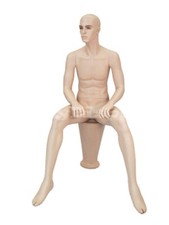 Male Mannequin Sitting Pose