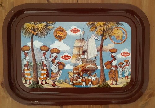 Vintage vassoio pubblicitario