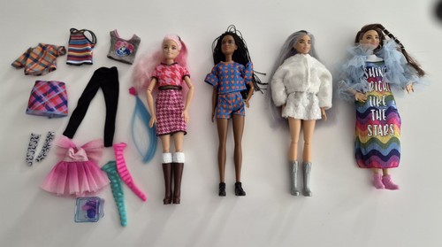 Barbie doll fascio vestiti - barbie, 4x