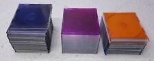 Lotto Stock 60 custodie custodia CD Slim Colorate  e Nere da 5mm Nuove e Usate