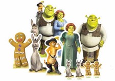 Shrek Tavolo Top Cartone Cutouts Ufficiale Party Pack