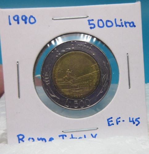 1990 italy 500 lira extra - 1990,