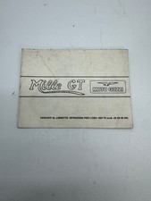 LIBRETTO USO E MANUTENZIONE