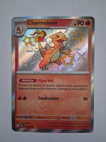 Charmeleon 110 091 shiny - 110/091, holo