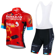 Completo Ciclismo Bahrain TUTA estiva MTB Fondello Gel abbigliamento