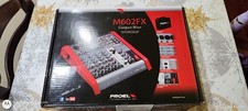 COMPACT MIXER M602FX PROEL 6CHANNEL WINTH-24BIT PROFEX DICITAL EFFECT