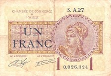 🇫🇷 Francia, 1 franco