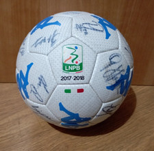 PALLONE CALCIO FOGGIA CALCIO SERIE B KAPPA LNPB 2017/18 AUTOGRAFATO SQUADRA