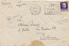 Italia 1930 Busta targhetta