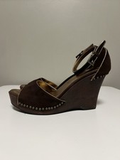 Prada Copper Leather Platform