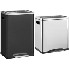 HOMCOM Cestino Rifiuti a 2