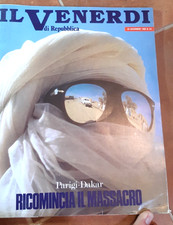 VENERDI REPUBBLICA N.53 1988 - PARIGI-DAKAR / INTERVISTA PIPPO BAUDO / ADJANI