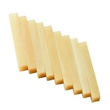 10X DADO VUOTO NON SBIANCATO 2-5/32"x1/4"x3/8" (55x6x10mm) LIUTAIO CHITARRA