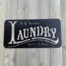 Self Service Laundry Metal