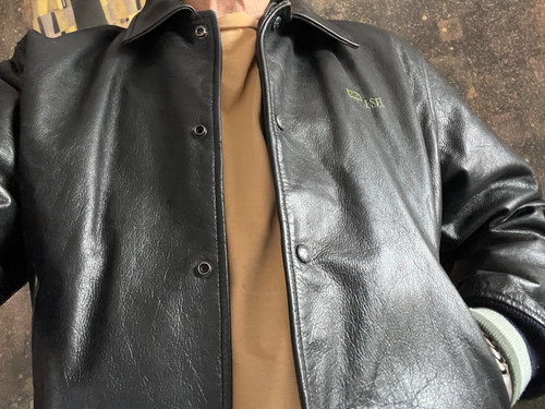 Giacca pelle diesel uomo - in,