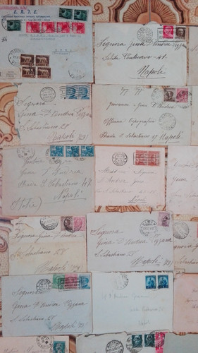 Grosso blocco storia postale - storia,