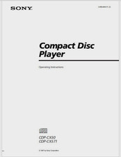 Sony cdp cx50 - sony, cdp-cx-571