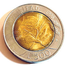 Italia 1998 moneta 500 - 1998,