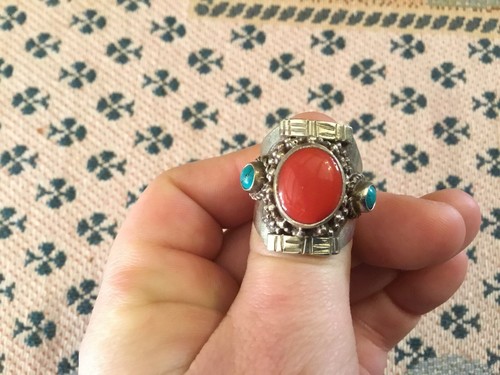 Grande antico anello - grande,