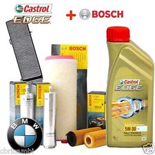KIT TAGLIANDO OLIO CASTROL EDGE 5W30 6LT 4 FILTRI BOSCH BMW 320D E46 150CV