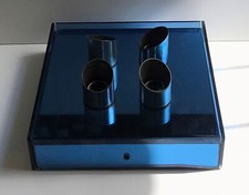 Plafoniera in vetro BLU lampadario da soffitto per 4 lampadine E27 - CM 29X29