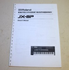 ROLAND JX-8P Owner's manual in