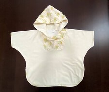 ACCAPPATOIO PONCHO MANTELLINA IN SPUGNA GIALLO CHIARO 2 ANNI 92 cm