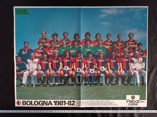 Poster squadra bologna - squadra, fc