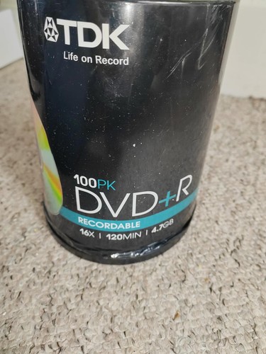 Tdk dvd confezione 100 - confezione, da
