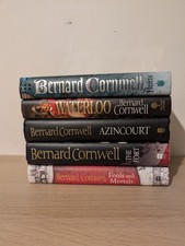 5 x BERNARD CORNWELL Historical Fiction Hardback Bundle Harper The Fort Waterloo