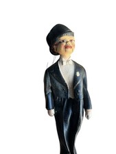 Bambole vintage Charlie McCarthy manichino in gomma - circa 8 1/2"