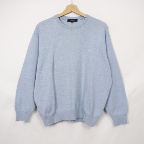 Maglione burberry lana blu - maglione,
